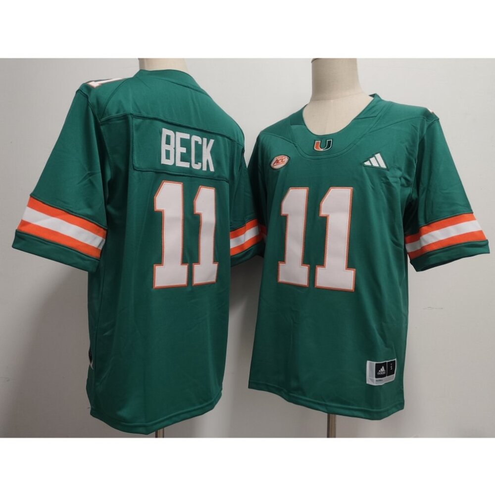 Mens Youths Available Choose Carson Beck Vapor Jersey Stitched Green - Picture 2 of 4